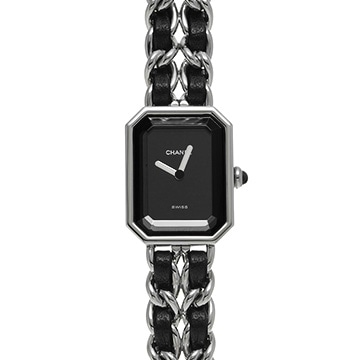 シャネル プルミエール M H0451 ブラック レディース 時計 【中古】【wristwatch】