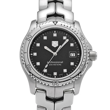 タグ ホイヤー プロフェッショナル ダイバー 200 WT1115.BA0551 ブラック/ダイヤモンド メンズ 時計 【中古】【wristwatch】