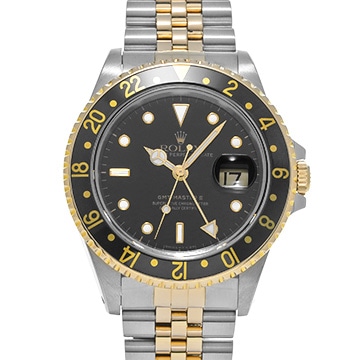 ロレックス GMTマスターII 16713 ブラック メンズ 時計 【中古】【wristwatch】