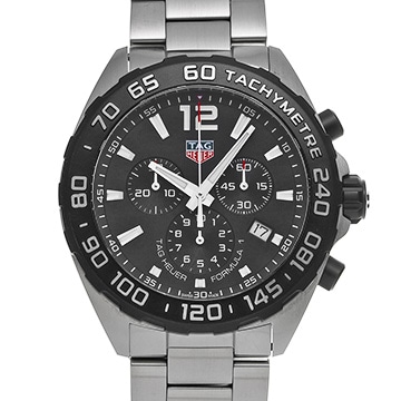 タグ ホイヤー フォーミュラ1 クォーツ クロノグラフ CAZ1010.BA0842 ブラック メンズ 時計 【中古】【wristwatch】