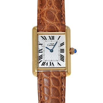 カルティエ マストタンク ヴェルメイユ SM W1018587 シルバー レディース 時計 【中古】【wristwatch】
