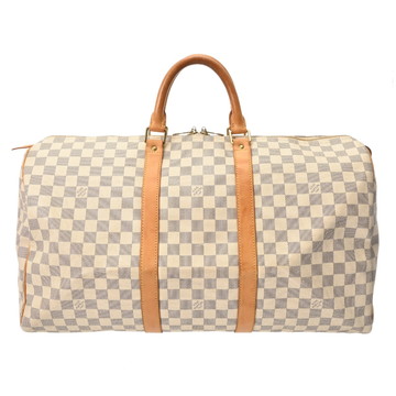 ルイ ヴィトン ダミエアズール キーポル 50 ホワイト N41430 ダミエキャンバス ユニセックス バッグ 【中古】【bag】