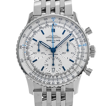 ブライトリング ナビタイマー B01 クロノグラフ 41 AB0139A71G1A1 シルバー メンズ 時計 【中古】【wristwatch】