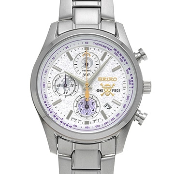 セイコー ワンピース モンキーD・ルフィ ギア5 エディション 7T92-HDH0 シルバー メンズ 時計 【中古】【wristwatch】