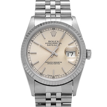 ロレックス デイトジャスト 16234 シルバー メンズ 時計 【中古】【wristwatch】