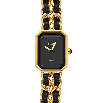 シャネル プルミエール S H0001 ブラック レディース 時計 【中古】【wristwatch】