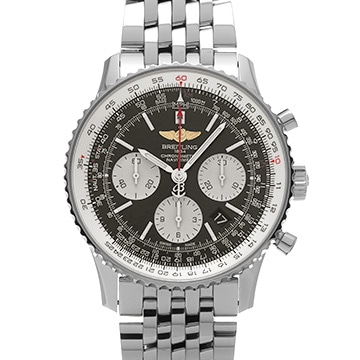ブライトリング ナビタイマー B01 クロノグラフ 43 AB0121211B1A1 ブラック/シルバー メンズ 時計 【中古】【wristwatch】
