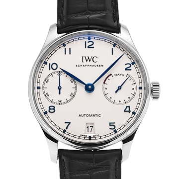 IWC ポルトギーゼ オートマティック 7デイズ IW500705 シルバー メンズ 時計 【中古】【wristwatch】