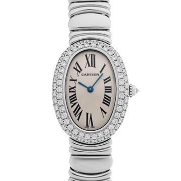 カルティエ ベニュワール SM WB5097L2 シルバー レディース 時計 【中古】【wristwatch】
