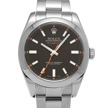 ロレックス ミルガウス 116400 ブラック メンズ 時計 【中古】【wristwatch】