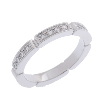 カルティエ マイヨンパンテール リング #46 シルバー K18ホワイトゴールド WG レディース ジュエリー 【中古】【jewelry】