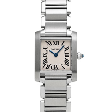 カルティエ タンクフランセーズ SM　 W51008Q3 シルバー レディース 時計 【中古】【wristwatch】