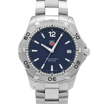タグ ホイヤー アクアレーサー WAF1113.BA0801 ブルー メンズ 時計 【中古】【wristwatch】