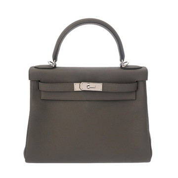 エルメス ケリー 28 内縫い エタン トゴ レディース バッグ 【中古】【bag】