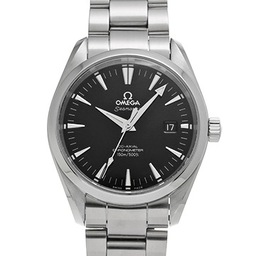 オメガ シーマスター アクアテラ コーアクシャル クロノメーター 2503.50 ブラック メンズ 時計 【中古】【wristwatch】