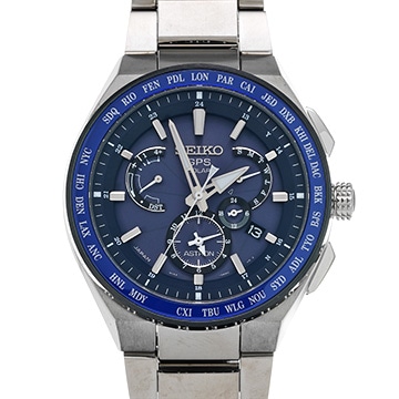 セイコー アストロン エグゼクティブライン SBXB155 ブルー メンズ 時計 【中古】【wristwatch】