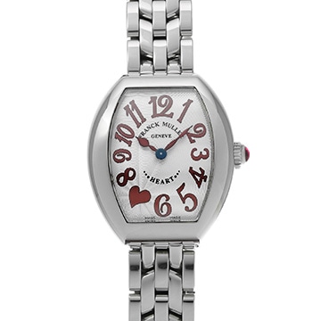 フランクミュラー トノウカーベックス ハートトゥハート シエテ 5002SQZC7HJAC シルバー レディース 時計 【中古】【wristwatch】