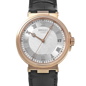 ブレゲ マリーン G5517BR/12/9ZU シルバー メンズ 時計 【中古】【wristwatch】
