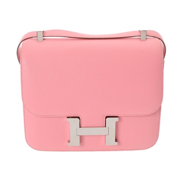 エルメス コンスタンス3 24 ローズコンフェッティ ヴォーエプソン レディース バッグ 【中古】【bag】