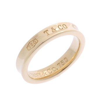 ティファニー 1837ナロー リング ゴールド K18イエローゴールド YG レディース ジュエリー 【中古】【jewelry】