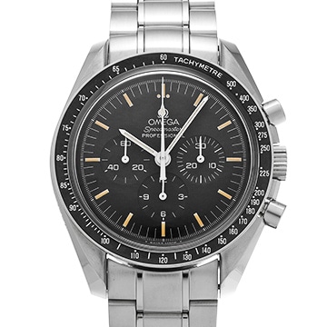 オメガ スピードマスター ムーンウォッチ プロフェッショナル アポロ11号 25th 3591.50 ブラック メンズ 時計 【中古】【wristwatch】