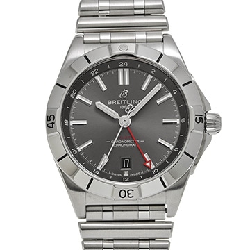ブライトリング クロノマット オートマチック GMT 40 A32398101M1A1 グレー メンズ 時計 【中古】【wristwatch】