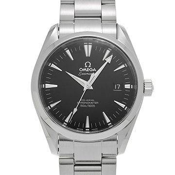 オメガ シーマスター アクアテラ コーアクシャル クロノメーター 2503.50 ブラック メンズ 時計 【中古】【wristwatch】