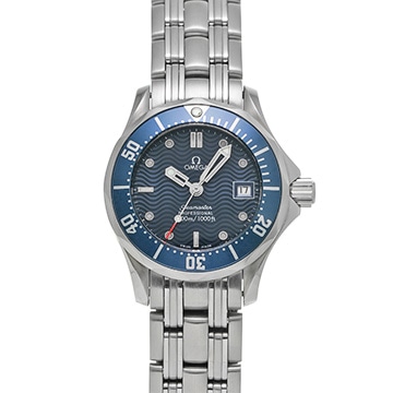 オメガ シーマスター 300 2583.80 ブルー レディース 時計 【中古】【wristwatch】