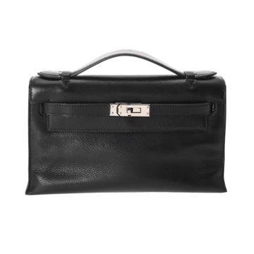 エルメス ポシェットケリー ブラック エヴァーグレイン レディース バッグ 【中古】【bag】