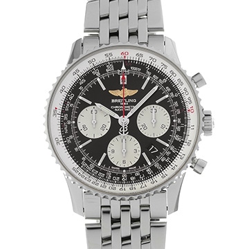 ブライトリング ナビタイマー 01 A022B01NP ブラック/シルバー メンズ 時計 【中古】【wristwatch】