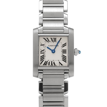 カルティエ タンクフランセーズ SM　 W51008Q3 シルバー レディース 時計 【中古】【wristwatch】