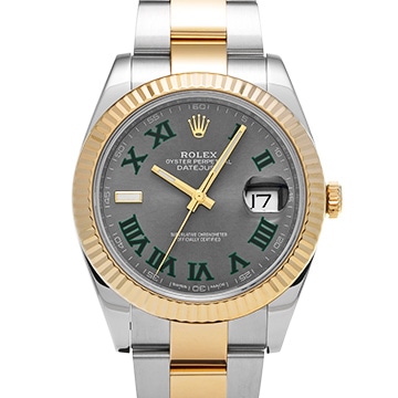 ロレックス デイトジャスト 41 126333 スレート メンズ 時計 【中古】【wristwatch】