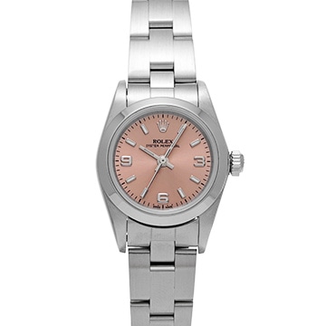 ロレックス オイスターパーペチュアル 76080 ピンク レディース 時計 【中古】【wristwatch】