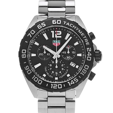 タグ ホイヤー フォーミュラ1 クォーツ クロノグラフ CAZ1010.BA0842 ブラック メンズ 時計 【中古】【wristwatch】