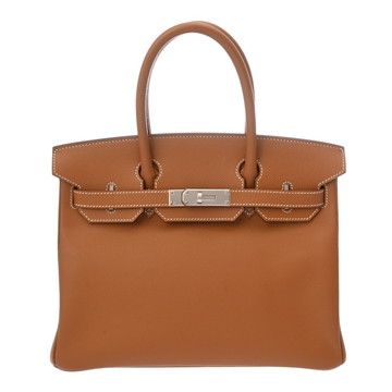 エルメス バーキン 30 ゴールド ヴォーエプソン レディース バッグ 【中古】【bag】