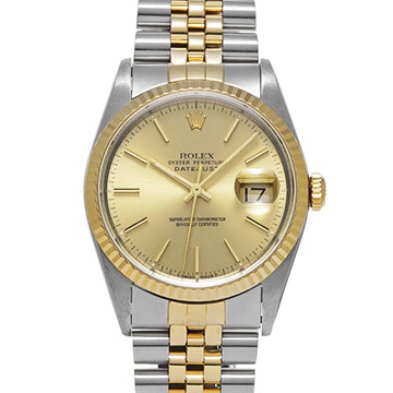 ロレックス デイトジャスト 16233 シャンパン メンズ 時計 【中古】【wristwatch】