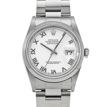 ロレックス デイトジャスト 16200 ホワイト メンズ 時計 【中古】【wristwatch】