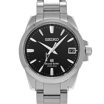 グランドセイコー ヘリテージコレクション スプリングドライブ SBGA027 ブラック メンズ 時計 【中古】【wristwatch】