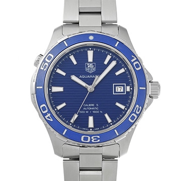 タグ ホイヤー アクアレーサー キャリバー5 WAK2111.BA0830 ブルー メンズ 時計 【中古】【wristwatch】