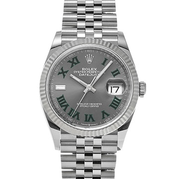 ロレックス デイトジャスト 36 126234 スレート メンズ 時計 【中古】【wristwatch】