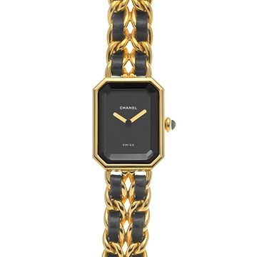 シャネル プルミエール S H0001 ブラック レディース 時計 【中古】【wristwatch】
