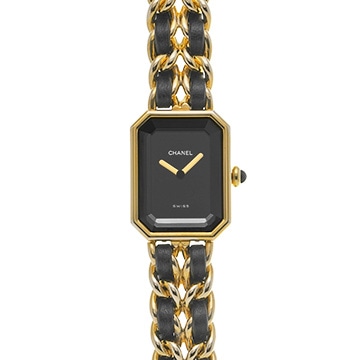 シャネル プルミエール S H0001 ブラック レディース 時計 【中古】【wristwatch】