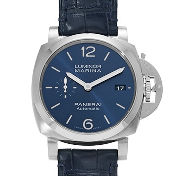 パネライ ルミノールマリーナ PAM01393 ブルー メンズ 時計 【中古】【wristwatch】