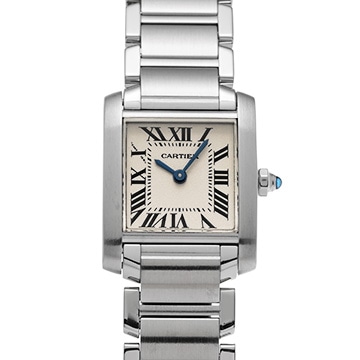 カルティエ タンクフランセーズ SM　 W51008Q3 シルバー レディース 時計 【中古】【wristwatch】