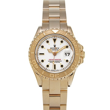 ロレックス ヨットマスター レディース 69628 ホワイト レディース 時計 【中古】【wristwatch】