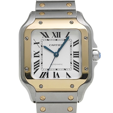 カルティエ サントス ドゥ カルティエ MM W2SA0016 シルバー メンズ 時計 【中古】【wristwatch】