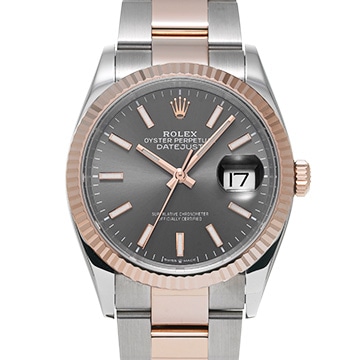 ロレックス デイトジャスト 36 126231 スレート メンズ 時計 【中古】【wristwatch】
