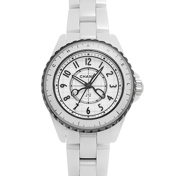シャネル J12 クチュール 33MM H9763 ホワイト レディース 時計 【中古】【wristwatch】