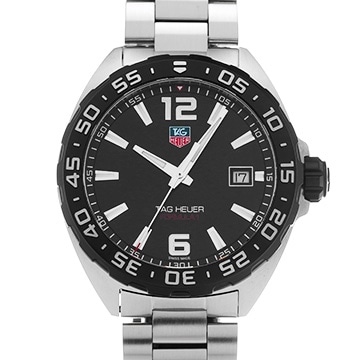 タグ ホイヤー フォーミュラ1 クォーツ WAZ1110.BA0875 ブラック メンズ 時計 【中古】【wristwatch】