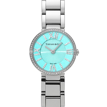 ティファニー アトラス 2ハンド 63320811 ティファニーブルー/ダイヤモンド レディース 時計 【中古】【wristwatch】